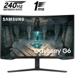 Samsung Odyssey G6 G65B - 27" - 1Ms - Curvo 1000R - AMD FreeSync