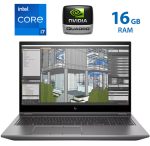 HP Zbook Fury 15 G7 - i7 10750H - 16GB - NVIDIA Quadro T1000