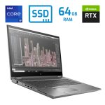 HP ZBook Fury 17 G8  i9 11950H 64GB DDR4 512GB 17.3" NVIDIA RTX A3000 6GB